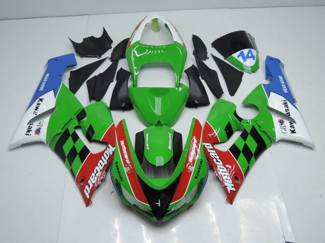 Motocard Carénage Moto Kawasaki ZX6R 2005-2006 Motocard Carénage Moto Kawasaki ZX6R 2005-2006