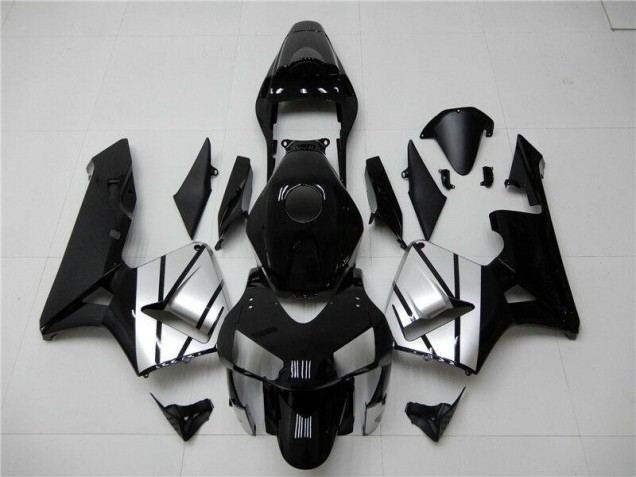 Noir Argent Carénage Moto Honda CBR 600 RR 2003-2004 Noir Argent Carénage Moto Honda CBR 600 RR 2003-2004