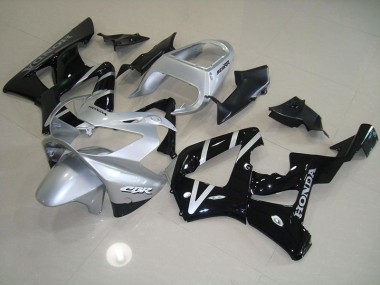 Noir Argent Carénage Moto Honda CBR 900 RR 929 2000-2001