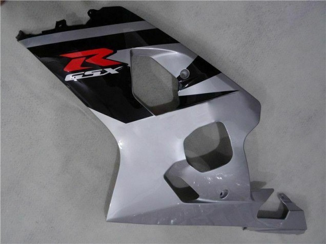 Noir Argent Carénage Moto Suzuki GSXR 600 / 750 K4 2004-2005 Noir Argent Carénage Moto Suzuki GSXR 600 / 750 K4 2004-2005