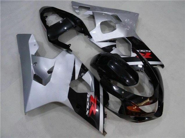 Noir Argent Carénage Moto Suzuki GSXR 600 / 750 K4 2004-2005 Noir Argent Carénage Moto Suzuki GSXR 600 / 750 K4 2004-2005