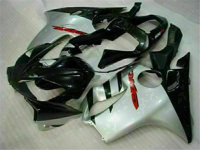 Noir Argent Carénages Moto Honda CBR 600 F4i 2001-2003 Noir Argent Carénages Moto Honda CBR 600 F4i 2001-2003