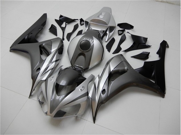 Noir Argent Gris Carénage Moto Honda CBR 1000 RR 2006-2007 Noir Argent Gris Carénage Moto Honda CBR 1000 RR 2006-2007