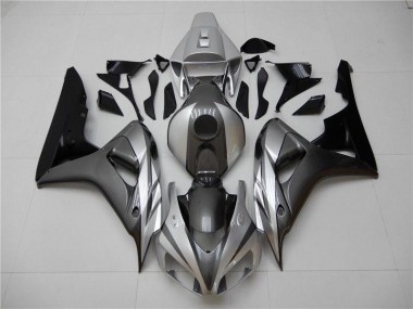 Noir Argent Gris Carénage Moto Honda CBR 1000 RR 2006-2007