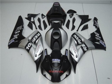 Noir Argent Repsol Carénage Moto Honda CBR 1000 RR 2004-2005