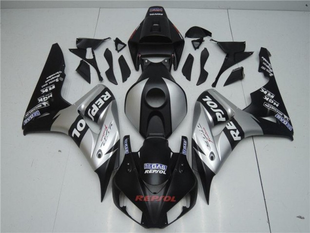Noir Argent Repsol Carénage Moto Honda CBR 1000 RR 2004-2005 Noir Argent Repsol Carénage Moto Honda CBR 1000 RR 2004-2005