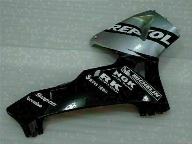 Noir Argent Repsol Carénage Moto Honda CBR 600 RR 2005-2006 Noir Argent Repsol Carénage Moto Honda CBR 600 RR 2005-2006