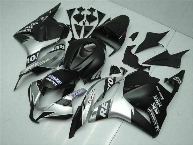 Noir Argent Repsol Carénage Moto Honda CBR 600 RR 2009-2012 Noir Argent Repsol Carénage Moto Honda CBR 600 RR 2009-2012