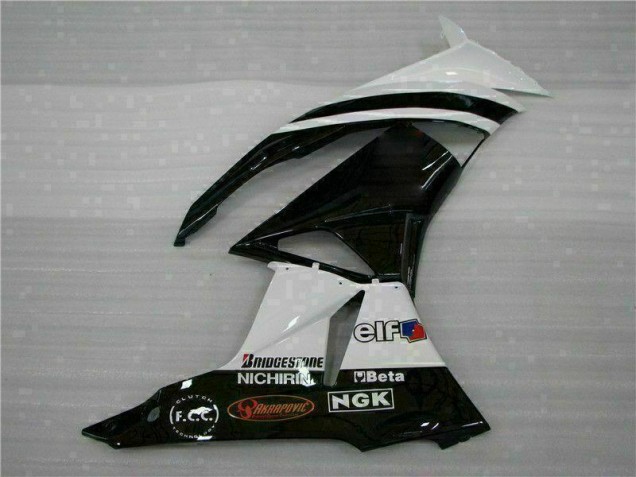 Noir Blanc 3M Touch4 Carénage Moto Kawasaki ZX6R 2009-2012 Noir Blanc 3M Touch4 Carénage Moto Kawasaki ZX6R 2009-2012