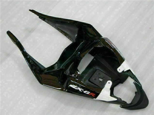 Noir Blanc 3M Touch4 Carénage Moto Kawasaki ZX6R 2009-2012 Noir Blanc 3M Touch4 Carénage Moto Kawasaki ZX6R 2009-2012