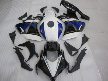 Noir Blanc Bleu Carénage Moto Honda CBR 1000 RR 2004-2005