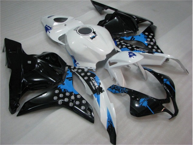 Noir Blanc Bleu Carénage Moto Honda CBR 600 RR 2009-2012 Noir Blanc Bleu Carénage Moto Honda CBR 600 RR 2009-2012