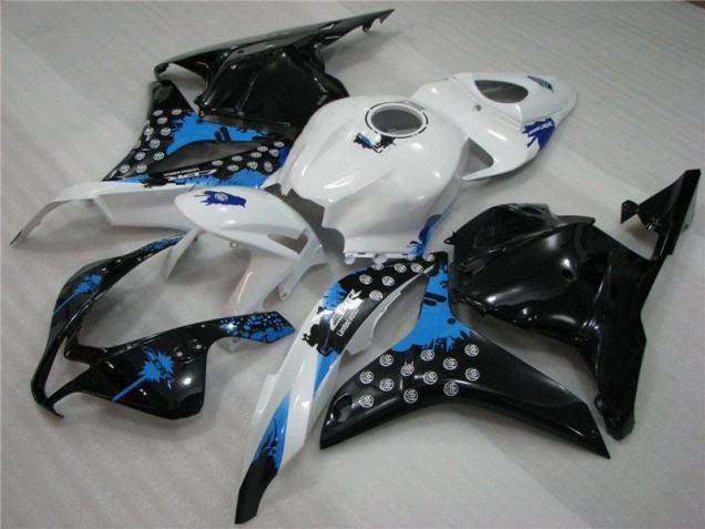 Noir Blanc Bleu Carénage Moto Honda CBR 600 RR 2009-2012 Noir Blanc Bleu Carénage Moto Honda CBR 600 RR 2009-2012