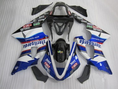Noir Blanc Bleu Santander Carénage Moto Yamaha R1 2000-2001