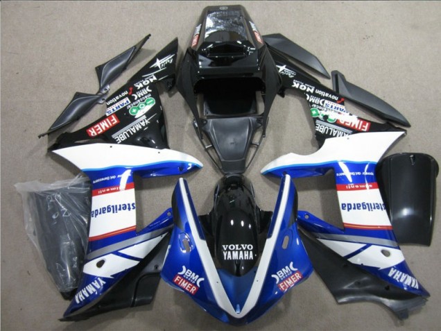 Noir Blanc Bleu Sterilgarda Volvo Carénage Moto Honda CBR 1000 RR 2004-2005 Noir Blanc Bleu Sterilgarda Volvo Carénage Moto Honda CBR 1000 RR 2004-2005