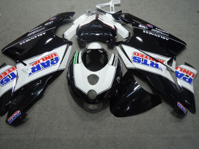 Noir Blanc Carénage Moto Ducati 749 2003-2004 Noir Blanc Carénage Moto Ducati 749 2003-2004
