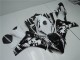 Noir Blanc Carénage Moto Honda CBR 1000 RR 2008-2011 Noir Blanc Carénage Moto Honda CBR 1000 RR 2008-2011
