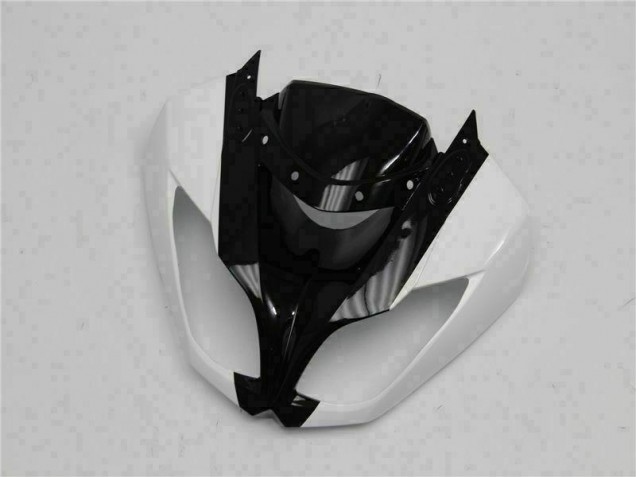 Noir Blanc Carénage Moto Kawasaki ZX6R 2009-2012 Noir Blanc Carénage Moto Kawasaki ZX6R 2009-2012