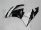 Noir Blanc Carénage Moto Kawasaki ZX6R 2009-2012 Noir Blanc Carénage Moto Kawasaki ZX6R 2009-2012