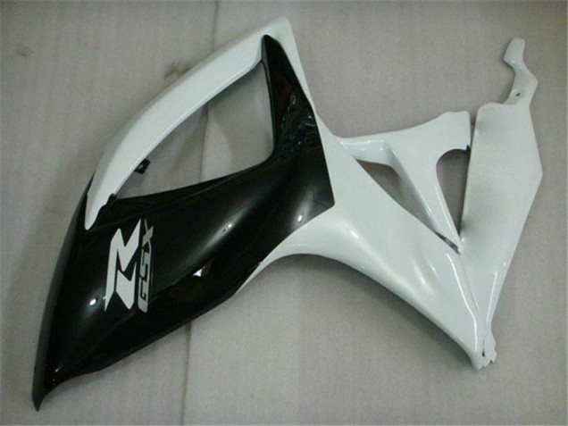 Noir Blanc Carénage Moto Suzuki GSXR 600 / 750 K6 2006-2007 Noir Blanc Carénage Moto Suzuki GSXR 600 / 750 K6 2006-2007