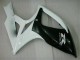 Noir Blanc Carénage Moto Suzuki GSXR 600 / 750 K6 2006-2007 Noir Blanc Carénage Moto Suzuki GSXR 600 / 750 K6 2006-2007