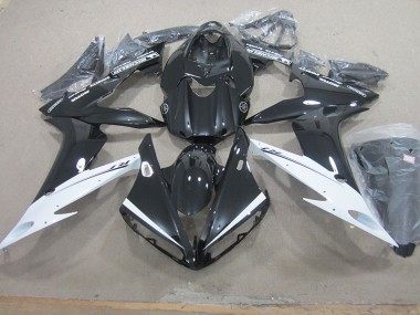 Noir Blanc Carénage Moto Yamaha R1 2004-2006