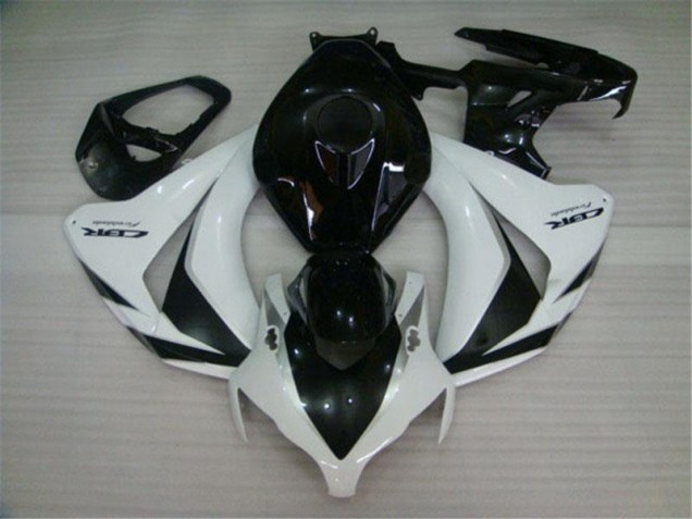 Noir Blanc Carénages Moto Honda CBR 1000 RR 2008-2011 Noir Blanc Carénages Moto Honda CBR 1000 RR 2008-2011