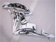 Noir Blanc Carénages Moto Honda CBR 600 RR 2007-2008 Noir Blanc Carénages Moto Honda CBR 600 RR 2007-2008