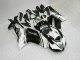 Noir Blanc Carénages Moto Kawasaki ZX6R 2007-2008 Noir Blanc Carénages Moto Kawasaki ZX6R 2007-2008
