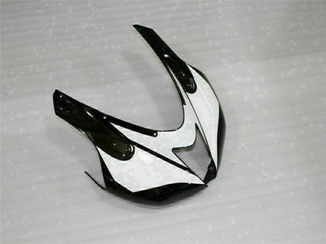 Noir Blanc Carénages Moto Kawasaki ZX6R 2007-2008 Noir Blanc Carénages Moto Kawasaki ZX6R 2007-2008