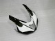 Noir Blanc Carénages Moto Kawasaki ZX6R 2007-2008 Noir Blanc Carénages Moto Kawasaki ZX6R 2007-2008
