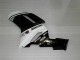 Noir Blanc Carénages Moto Kawasaki ZX6R 2007-2008 Noir Blanc Carénages Moto Kawasaki ZX6R 2007-2008