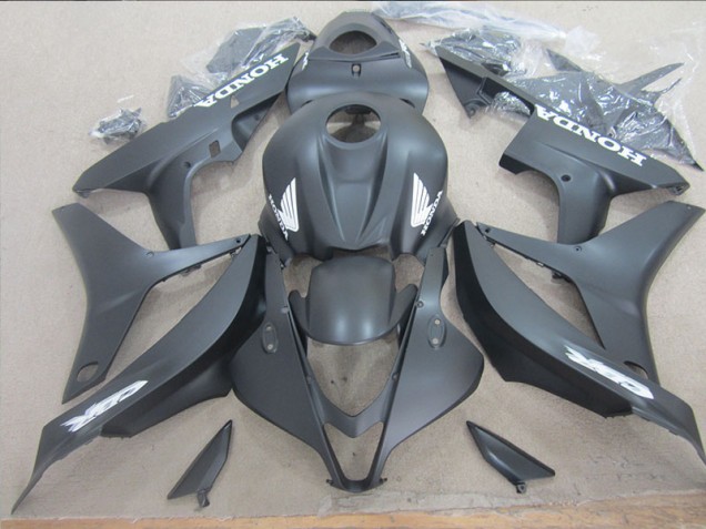 Noir Blanc Décalque Carénage Moto Honda CBR 600 RR 2007-2008 Noir Blanc Décalque Carénage Moto Honda CBR 600 RR 2007-2008
