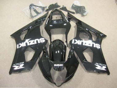 Noir Blanc Décalque Carénage Moto Suzuki GSXR 1000 K3 2003-2004