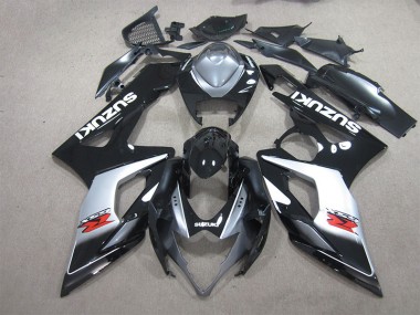 Noir Blanc Décalque Carénage Moto Suzuki GSXR 1000 K5 2005-2006