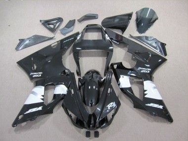 Noir Blanc Décalque Carénage Moto Yamaha R1 1998-1999