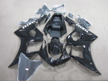 Noir Blanc Décalque Carénage Moto Yamaha R6 2003-2005
