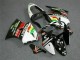 Noir Blanc Eurobet Carénage Moto Kawasaki ZX6R 2000-2002 Noir Blanc Eurobet Carénage Moto Kawasaki ZX6R 2000-2002