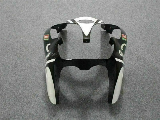 Noir Blanc Eurobet Carénage Moto Kawasaki ZX6R 2000-2002 Noir Blanc Eurobet Carénage Moto Kawasaki ZX6R 2000-2002