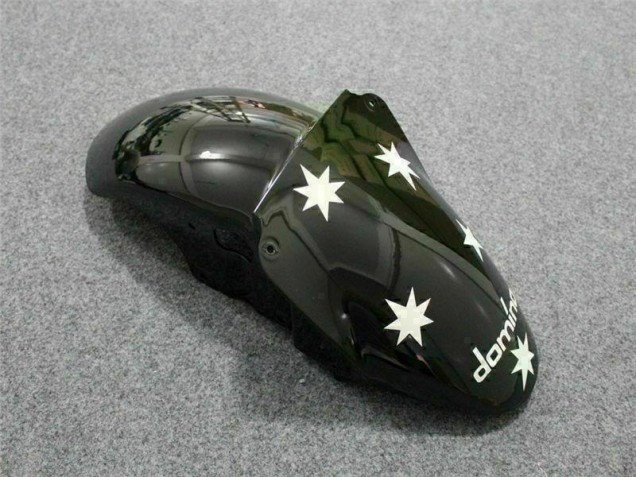 Noir Blanc Eurobet Carénage Moto Kawasaki ZX6R 2000-2002 Noir Blanc Eurobet Carénage Moto Kawasaki ZX6R 2000-2002