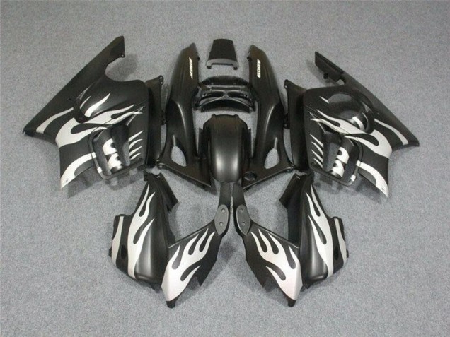 Noir Blanc Flamme Carénage Moto Honda CBR 600 F3 1995-1998 Noir Blanc Flamme Carénage Moto Honda CBR 600 F3 1995-1998