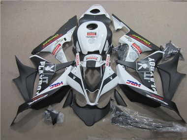 Noir Blanc HRC Carénage Moto Honda CBR 600 RR 2007-2008
