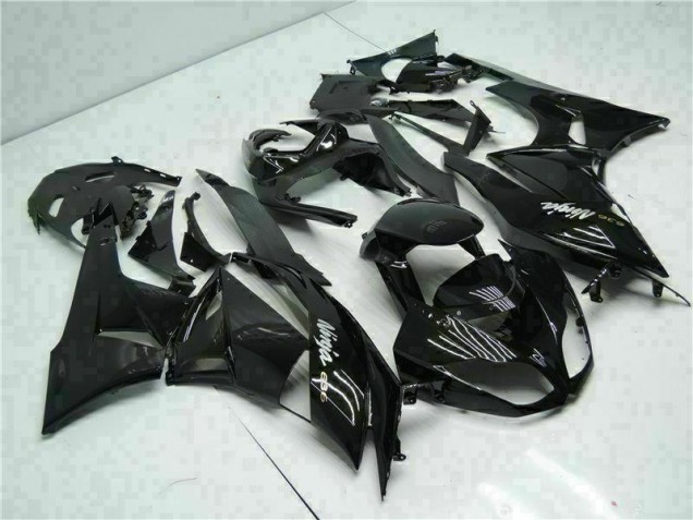 Noir Blanc Ninja 636 Carénage Moto Kawasaki ZX6R 2009-2012 Noir Blanc Ninja 636 Carénage Moto Kawasaki ZX6R 2009-2012