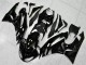 Noir Blanc Ninja Carénage Moto Kawasaki ZX6R 2009-2012 Noir Blanc Ninja Carénage Moto Kawasaki ZX6R 2009-2012