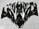 Noir Blanc Ninja Carénage Moto Kawasaki ZX6R 2009-2012 Noir Blanc Ninja Carénage Moto Kawasaki ZX6R 2009-2012