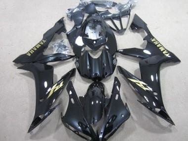 Noir Blanc Or Décalque Carénage Moto Yamaha R1 2004-2006