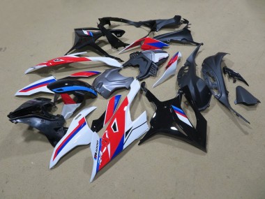 Noir Blanc Rouge Bleu Carénage Moto BMW S1000RR 2019-2021