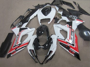 Noir Blanc Rouge Carénage Moto Suzuki GSXR 1000 K5 2005-2006