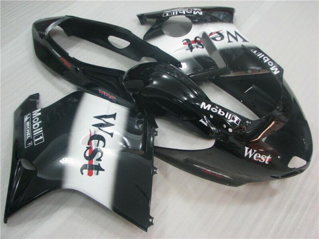 Noir Blanc West Carénage Moto Honda CBR 1100 XX 1996-2007 Noir Blanc West Carénage Moto Honda CBR 1100 XX 1996-2007
