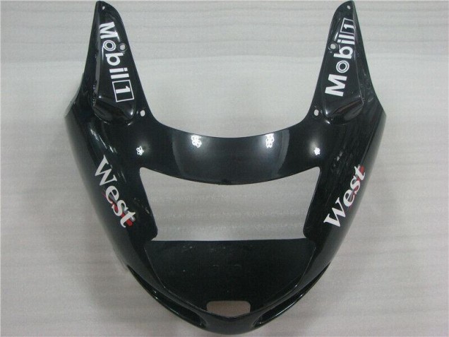 Noir Blanc West Carénage Moto Honda CBR 1100 XX 1996-2007 Noir Blanc West Carénage Moto Honda CBR 1100 XX 1996-2007